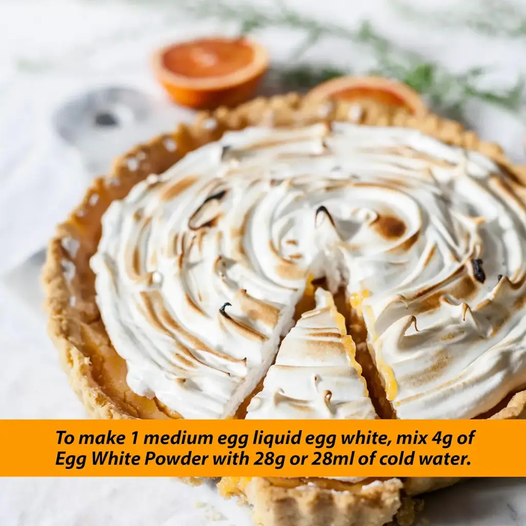 100g Egg White Powder Cooking Baking Eggs Albumen Protein Powdered Eggs All Natural Halal — Unflavoured