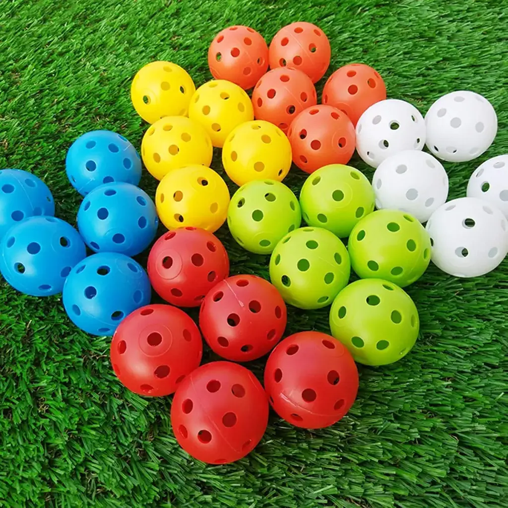 12 Pack Practice Golf Balls Plastic or Colored Golf Balls 6Pack Mini Golf Balls,Hollow — Wekje
