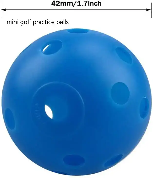 12 Pack Practice Golf Balls Plastic or Colored Golf Balls 6Pack Mini Golf Balls,Hollow — Golf