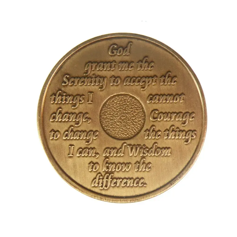 13 Year Bronze AA (Alcoholics Anonymous) - Sober / Sobriety / Birthday / Anniversary / — GRAND CAT