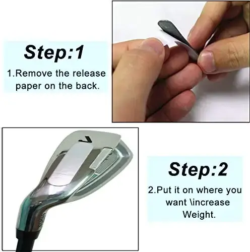 20Pcs Golf Lead Tape Adhesive Lead Tape Add Swing Weight Lead Weighted Tape for Golf Club — Golf