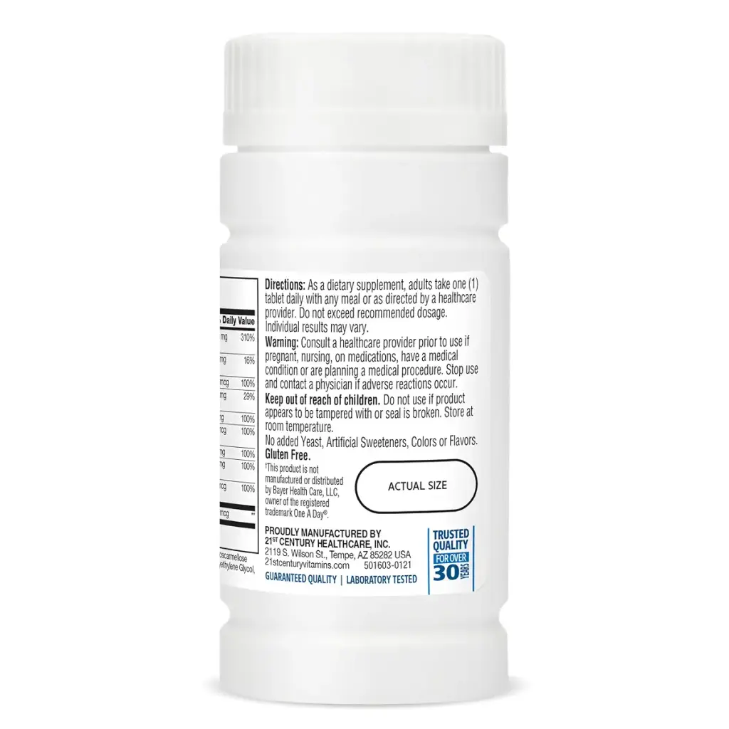 21st Century One Daily Men's Health 100 Tablets — Vitamins