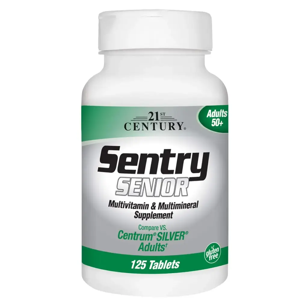 21st Century Sentry Senior Multivitamin & Multimineral Supplement Adults 50+ 125 Tablets