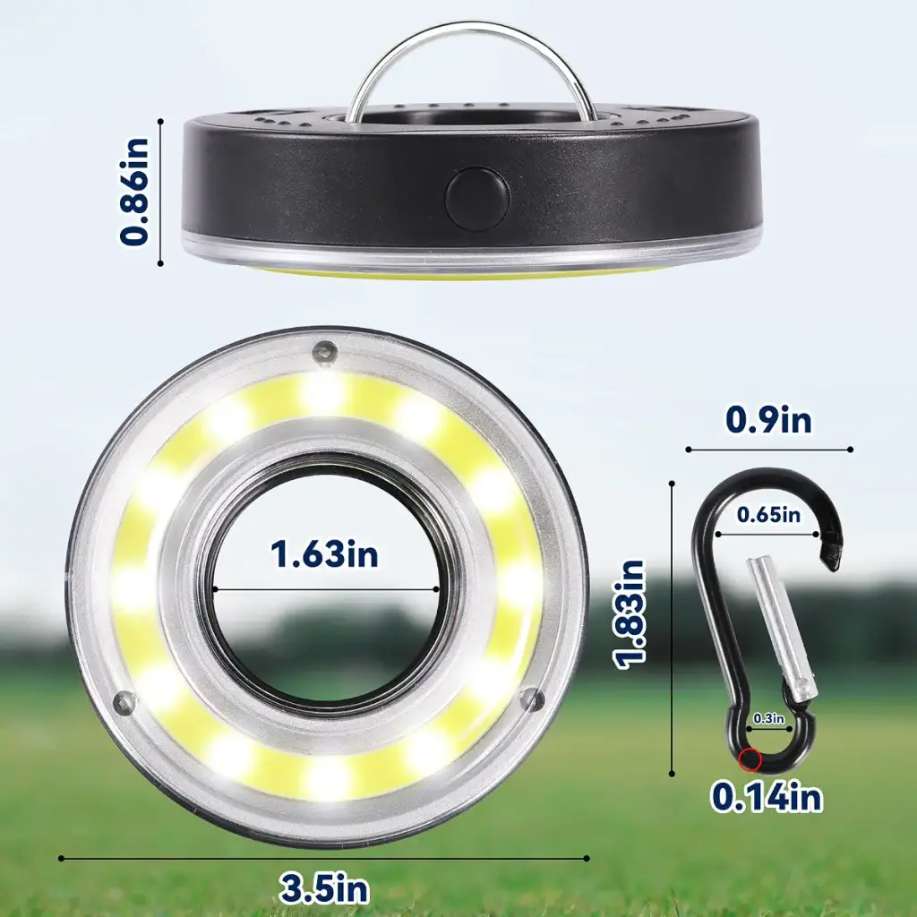 2Pcs Golf Hole Lights Glow Golf Hole LED Glowing with Carabiner, Kailund LED Light Up — kailund