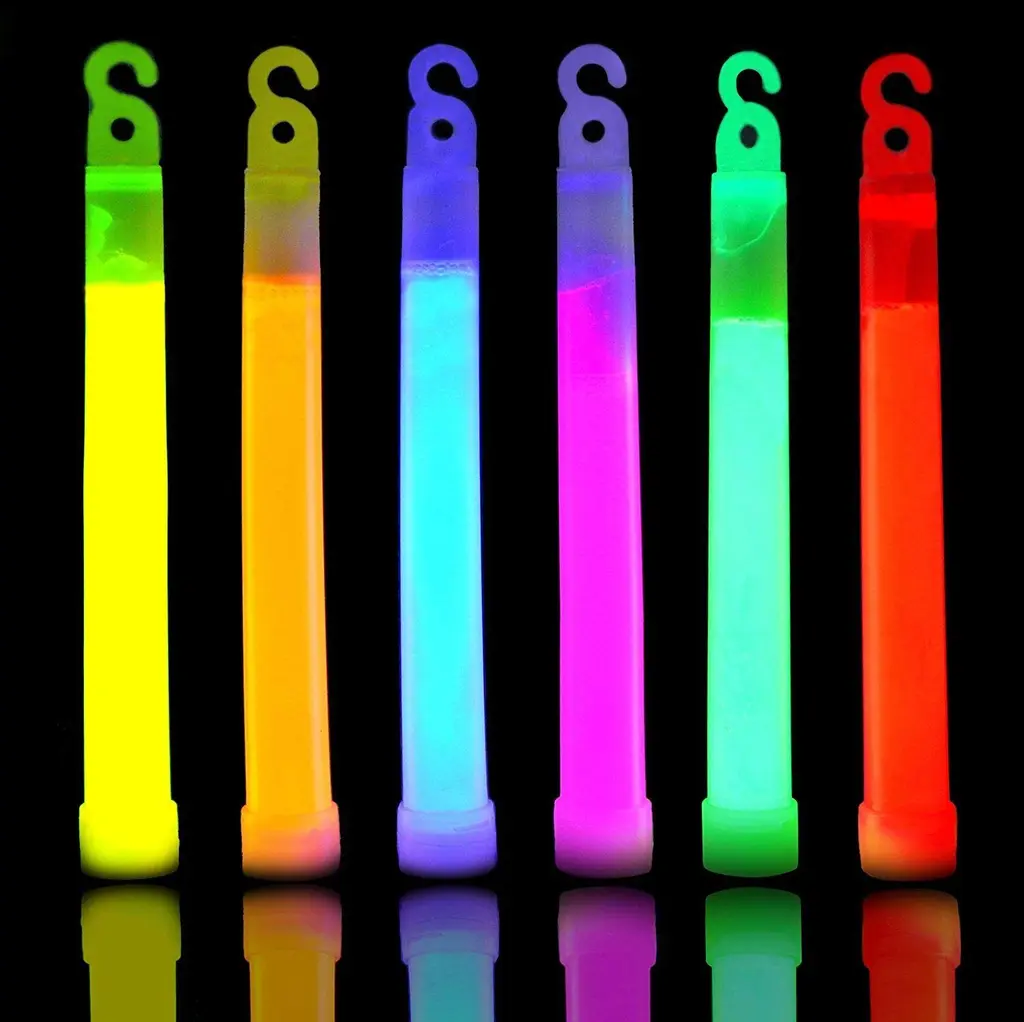 30 Ultra Bright 6 Inch Large Glow Sticks - Emergency Light Sticks with 12 Hour Duration - Glow Sticks for Camping ,Parties, Hurricane Supplies, Earthquake, Survival Kit and More
