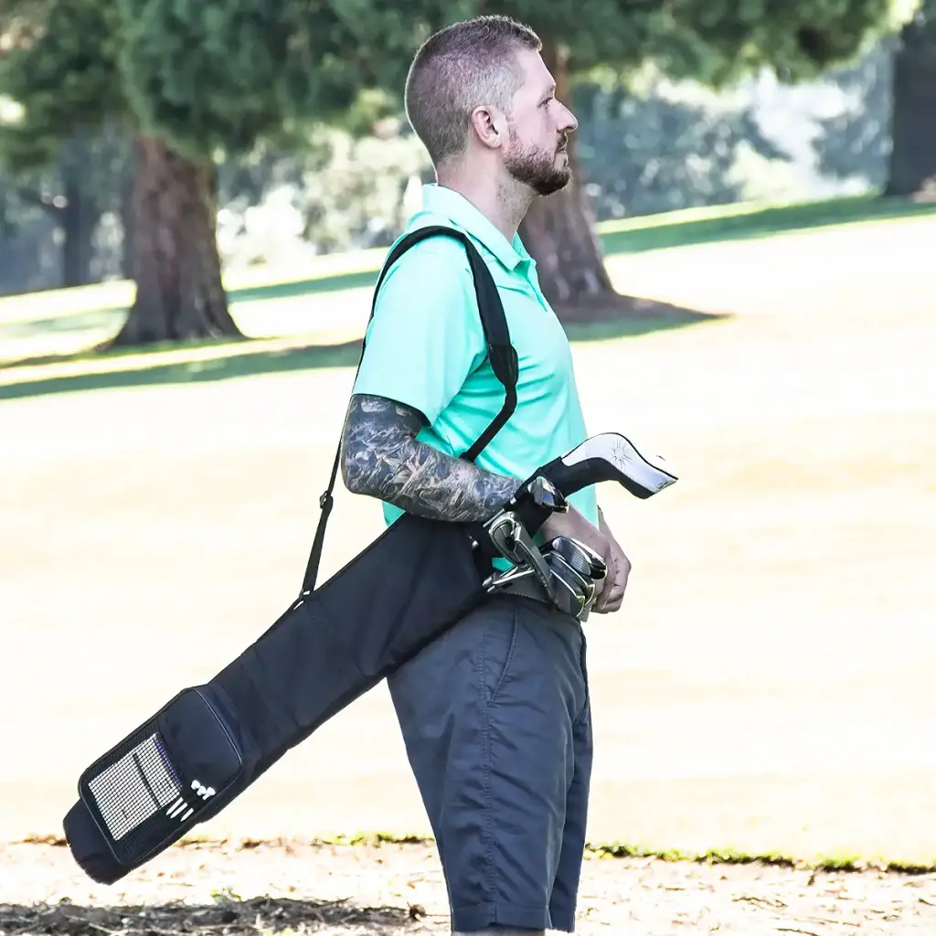 5" Sunday Bag, Lightweight Carry Bag, Executive Course Golf Bag — Golf