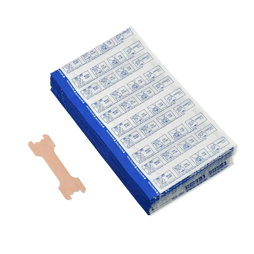 50 Count Nasal Strips Breath Easy Anti Snoring (66mm*19mm) — Strips
