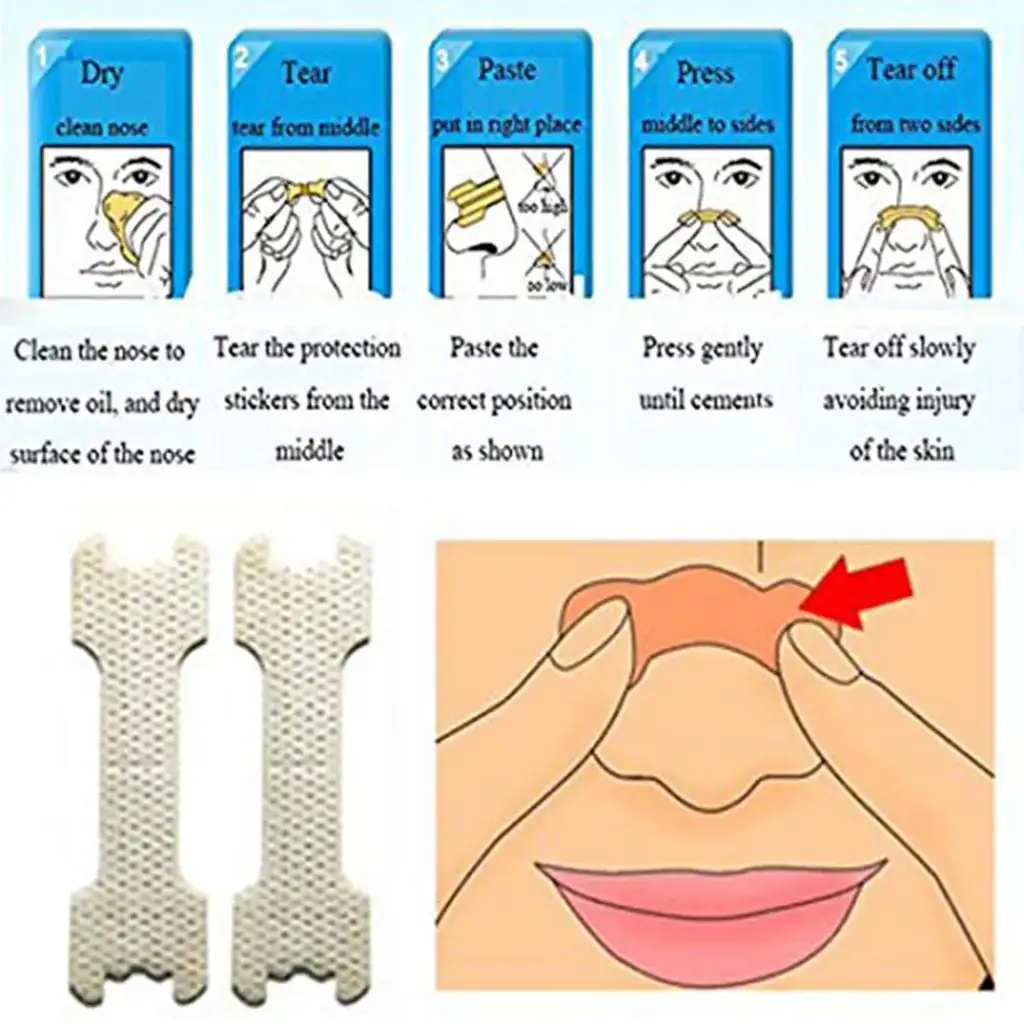 50 Count Nasal Strips Breath Easy Anti Snoring (66mm*19mm) — Sleep Wellness