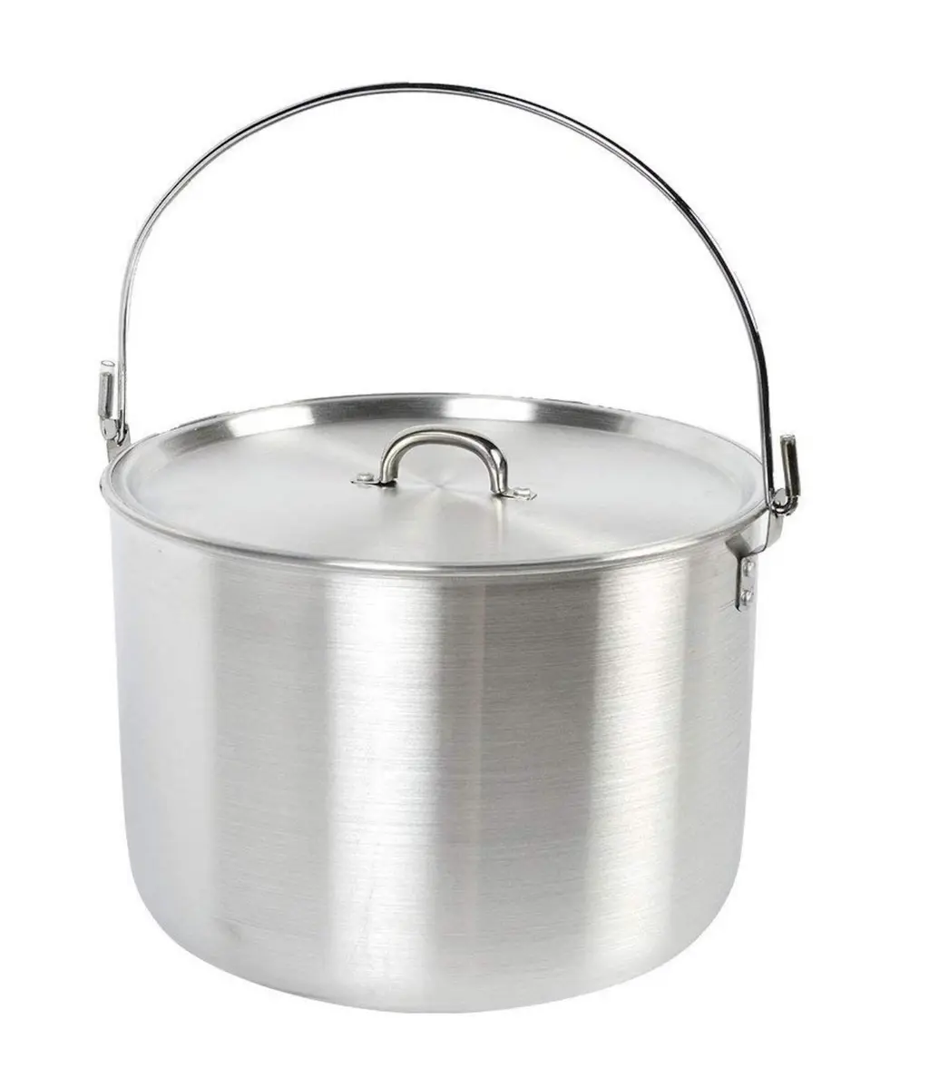 AceCamp Tribal Pot Aluminum Cooking Pot with Folding Handle (8 Liter)