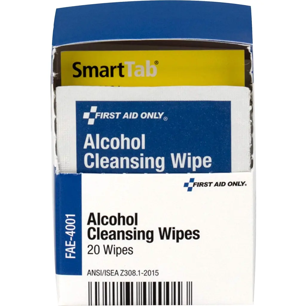 Acme United FAE-4001 First Aid Only Alcohol Cleansing Pads 20 Count