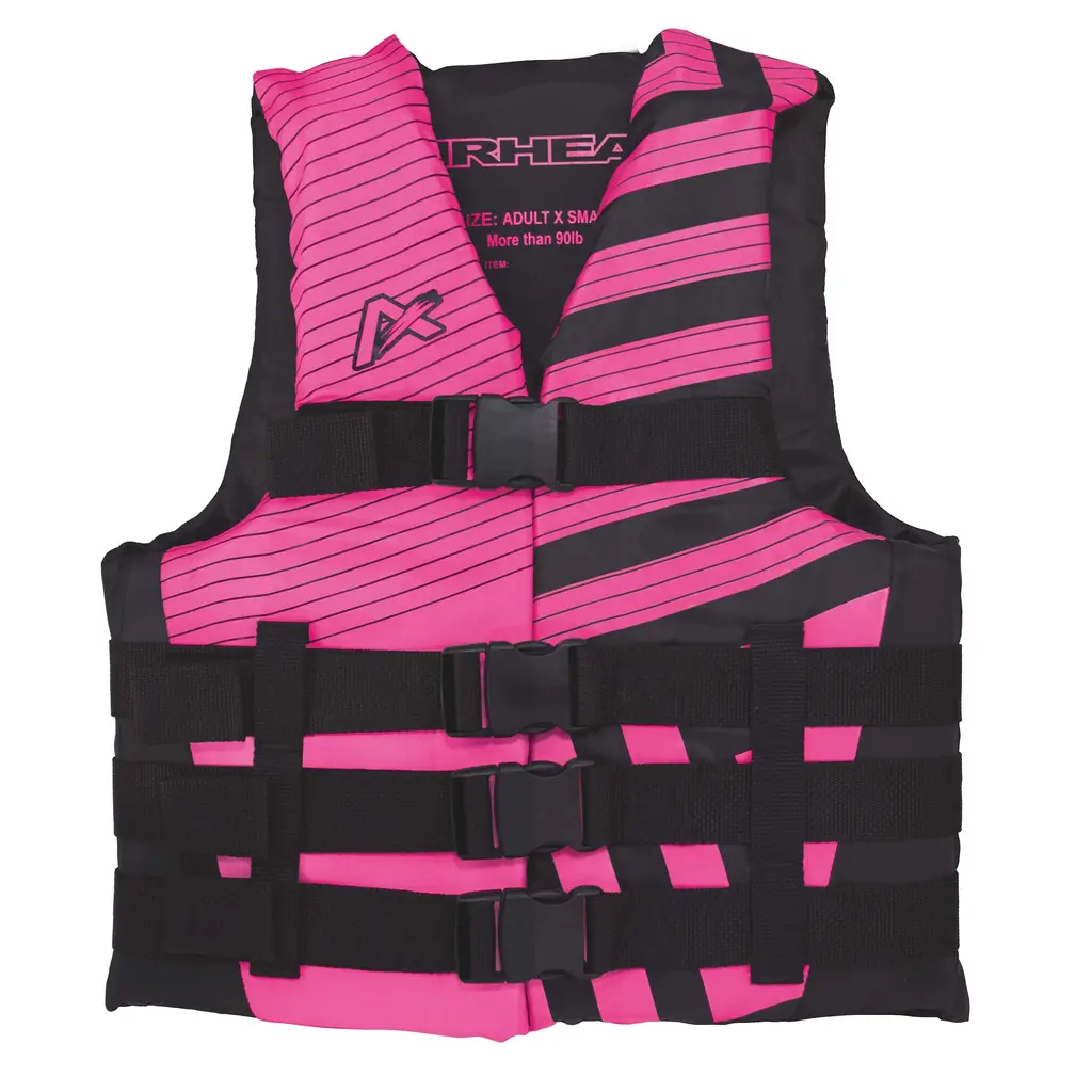 Airhead Trend Life Vest | Youth, Men's and Women's in Pink or Blue Small/Medium Pink