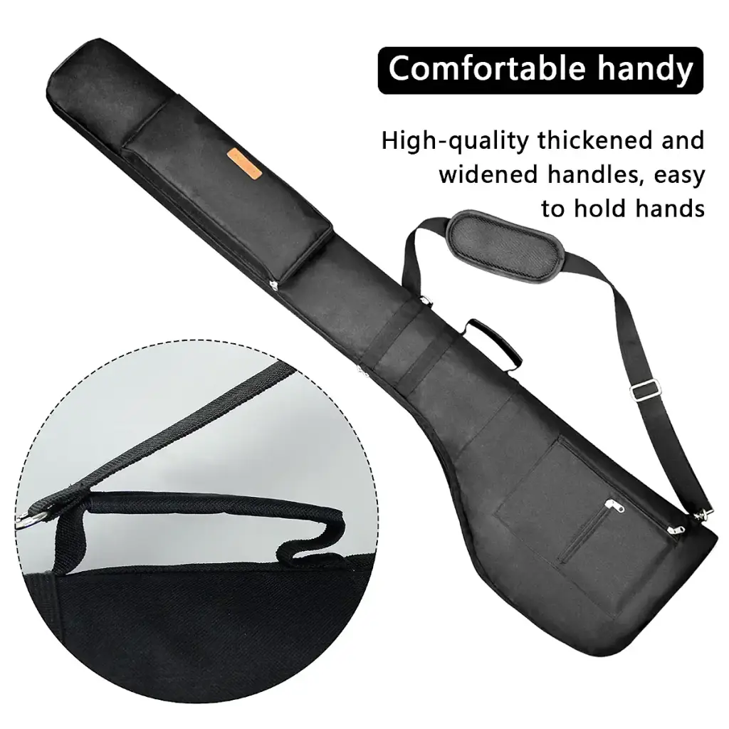 AKOZLIN Golf Carry Bag 8-10 Golf Clubs Lightweight Foldable Travel Golf Case with Strap — Golf