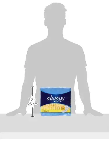 Always Maxi Feminine Pads For Women, Size 1 Regular Absorbency, Without Wings, Unscented — Feminine Care