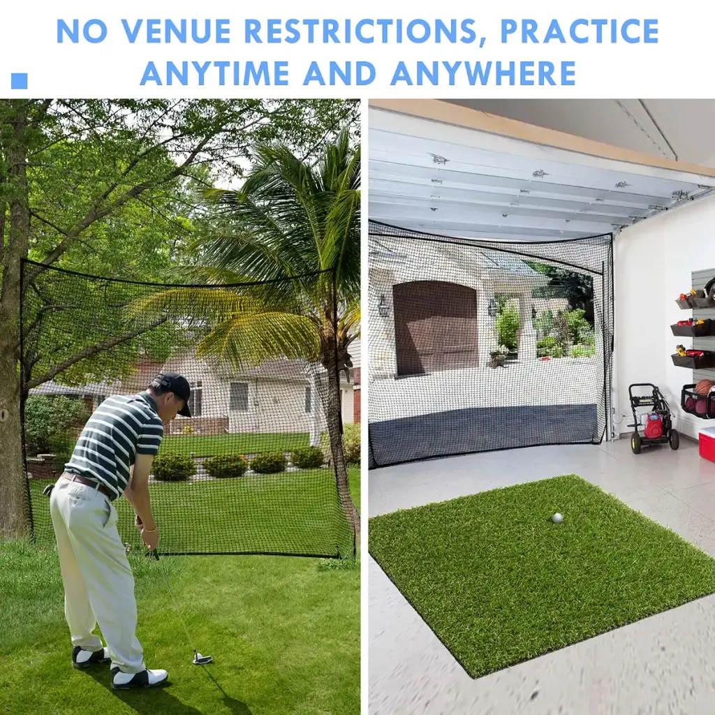 Amazgolf Golf Net, Sports Practice Barrier Net, Heavy Duty Ball Hitting Golf Netting, DIY — amazgolf