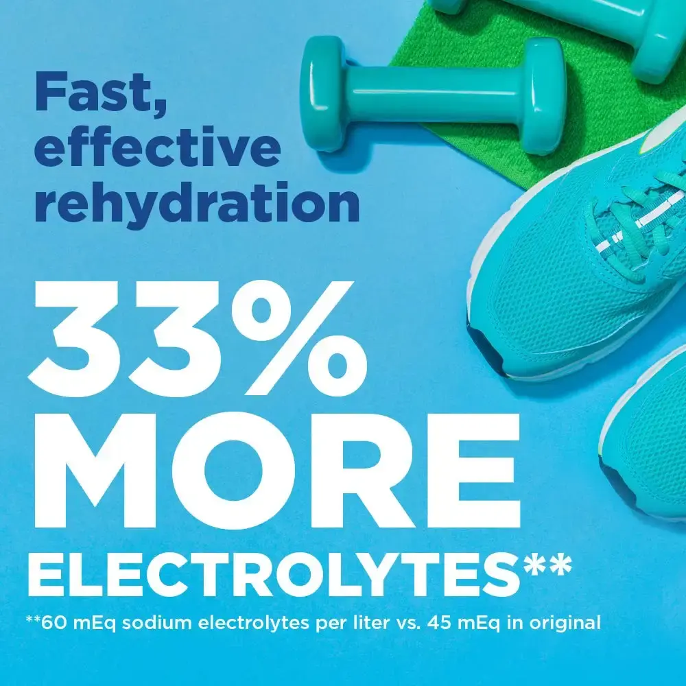 Amazon Basic Care Advantage Care Plus Electrolyte Solution, Berry Frost, Helps Prevent — Electrolytes