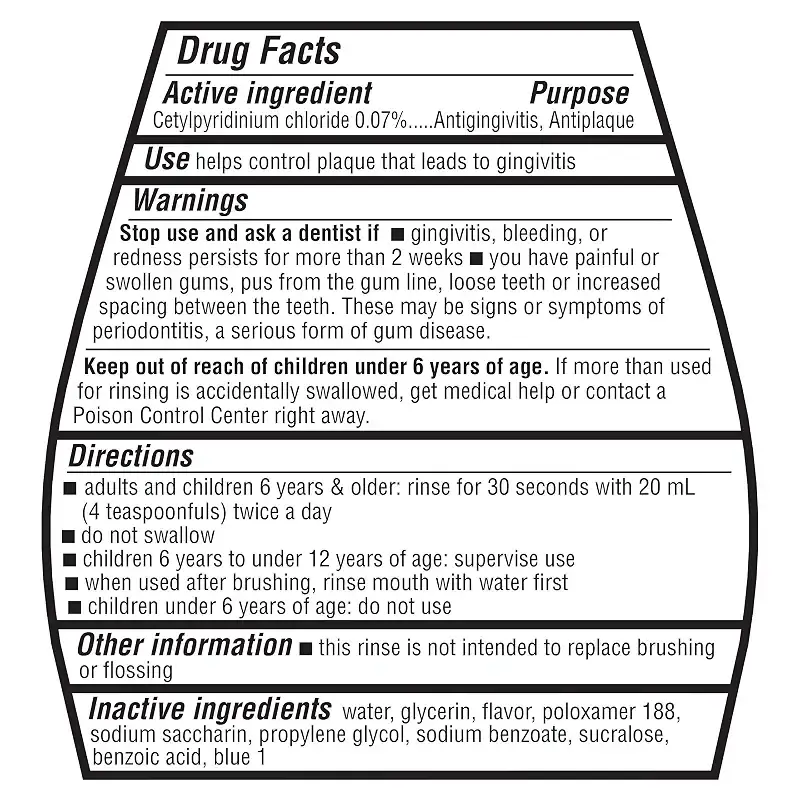 Amazon Basics Multi Action Antiseptic Rinse, Alcohol Free, Fresh Mint, 1 Liter, 33.8 — Oral Care