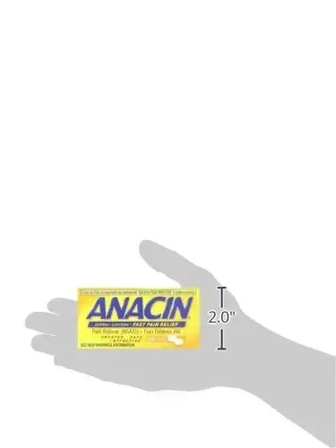 Anacin Fast Pain Relief, Aspirin + Caffeine Pain Reliever, 100 coated tablets — Tablets