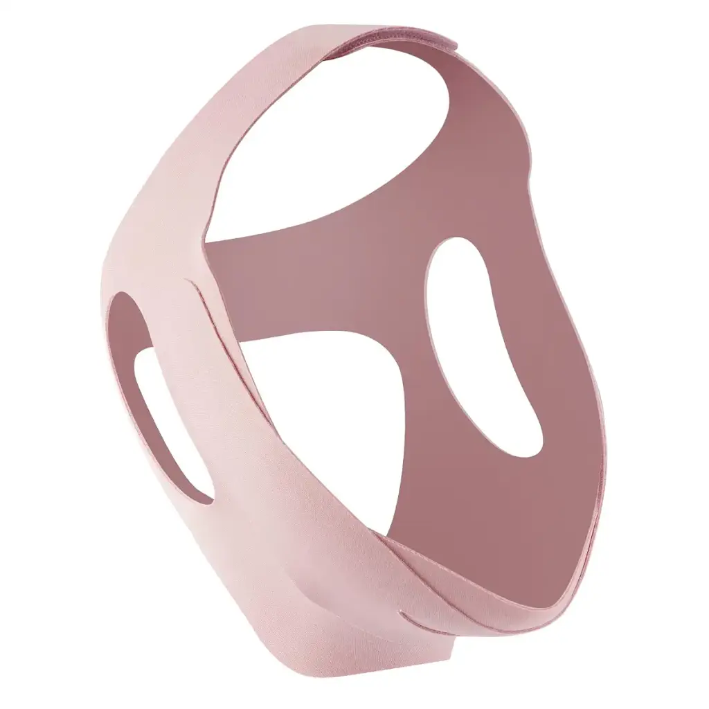 Anti Snore Chin Strap Upgraded EasYoung Snoring Solution Effective Anti Snore Strap Adjustable and Breathable Material Stop Snoring Sleep Headband for Men Women 01.pink