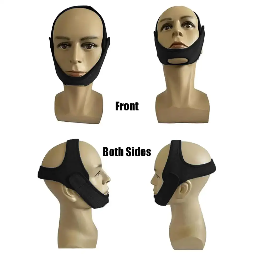 Anti Snoring Chin Strap Adjustable Breathable Stop Snoring Device Chin Strap with Jaw — Sleep Wellness