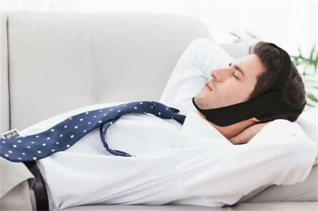 Anti Snoring Chin Strap Adjustable Breathable Stop Snoring Device Chin Strap with Jaw — Sleep Wellness