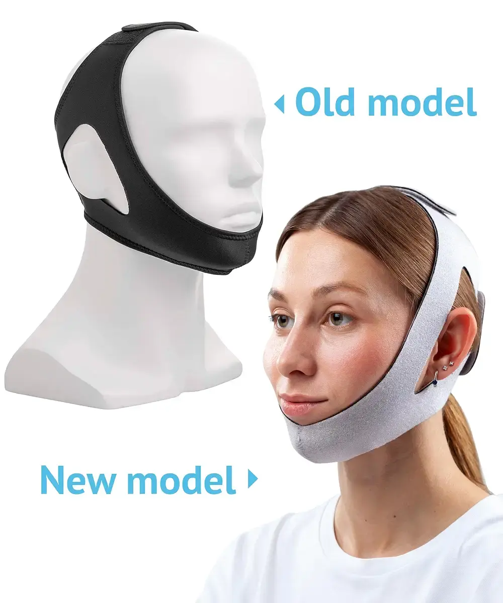 Anti Snoring Chin Strap - Adjustable Snore Stopping Device Face Mask Bandage Keeping — Sleep Wellness