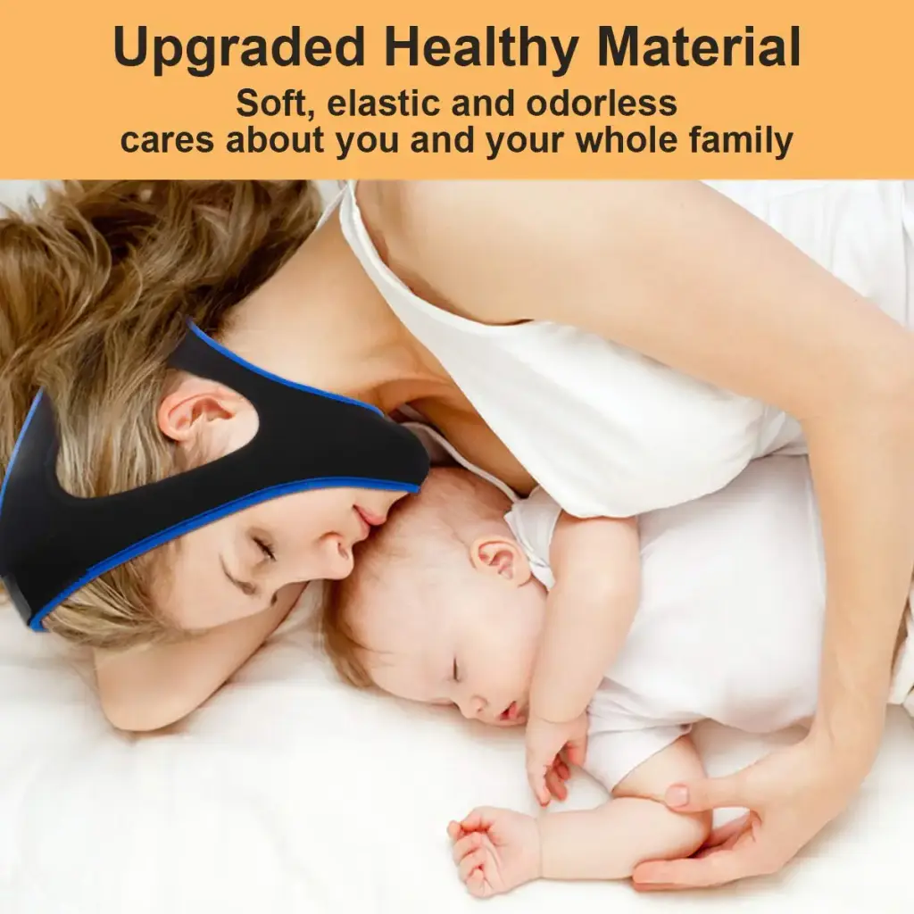 Anti Snoring Chin Strap Ajustable Stop Snoring Solution for Men and Women, Anti Snoring — Sleep Wellness