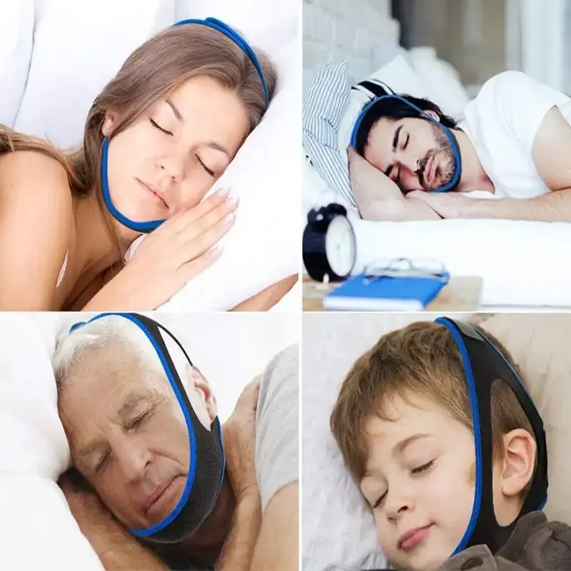 Anti Snoring Chin Strap Devices Solution Sleep Apnea Devices Stop Snoring Mouth Guard — Sleep Wellness