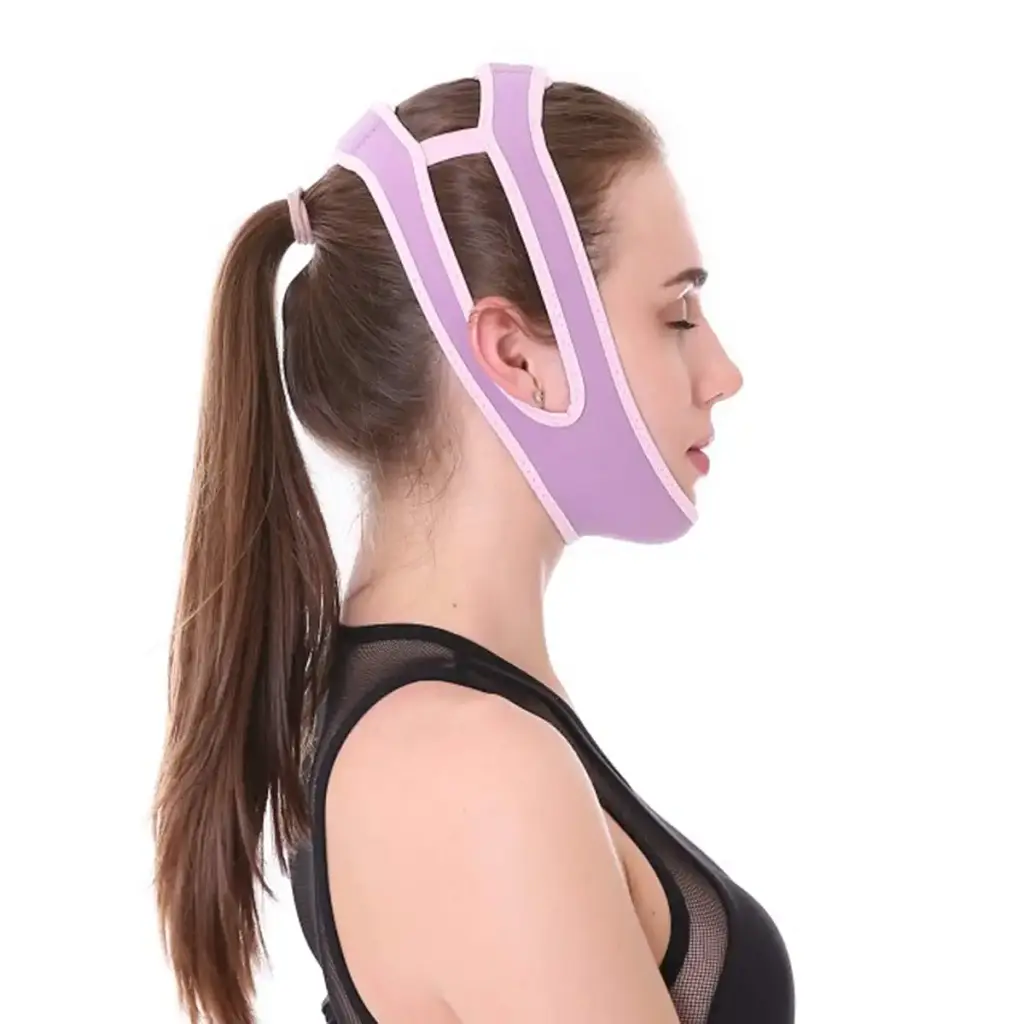 Anti Snoring Chin Strap Jaw Support Strap Adjustable Comfortable Chin Straps Anti snoring — Sleep Wellness