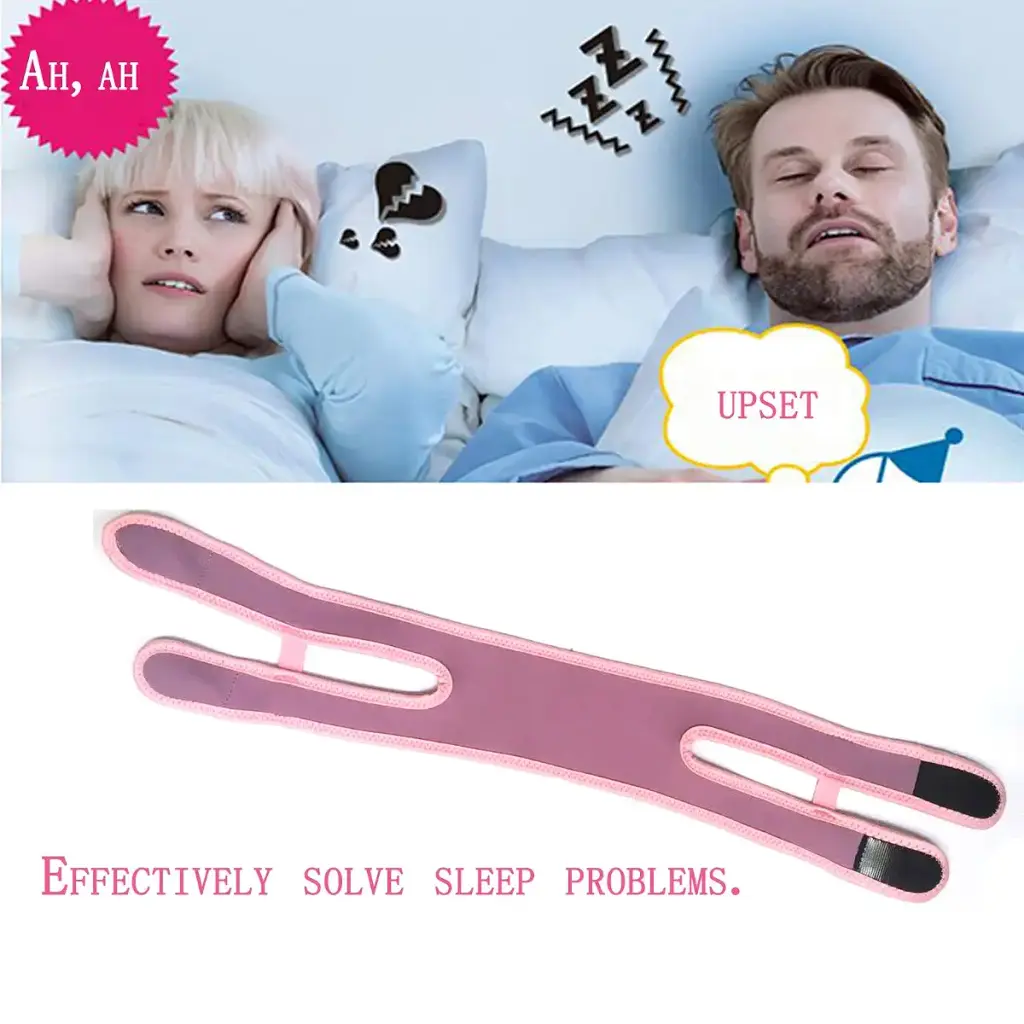 Anti Snoring Chin Strap Jaw Support Strap Adjustable Comfortable Chin Straps Anti snoring — Sleep Wellness