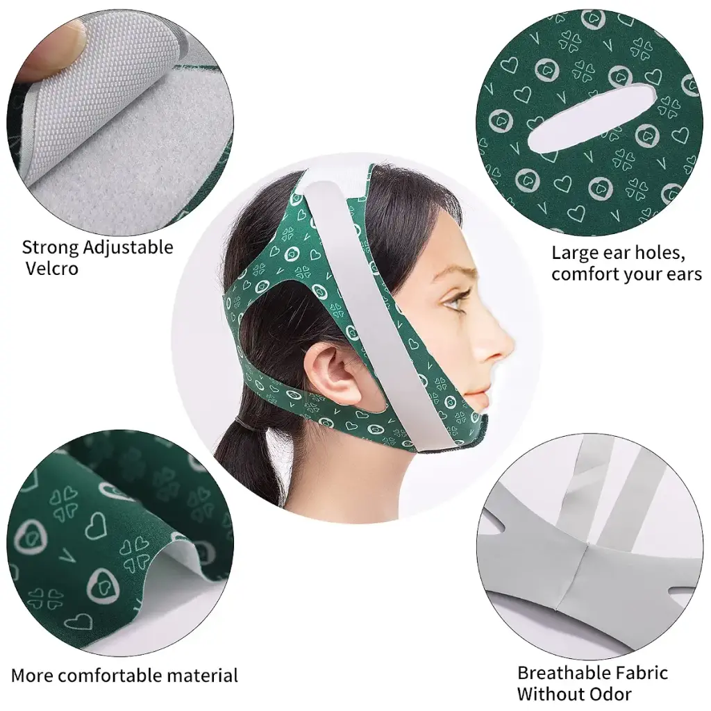 Anti Snoring Chin Strap Newest Chin Strap for Snoring Breathable and Adjustable Snoring — Sleep Wellness
