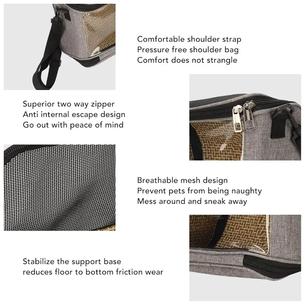 ASHATA Bird Travel Bag Bird Carrier Travel Cage Portable Bird Pet Carrier Transparent — ASHATA
