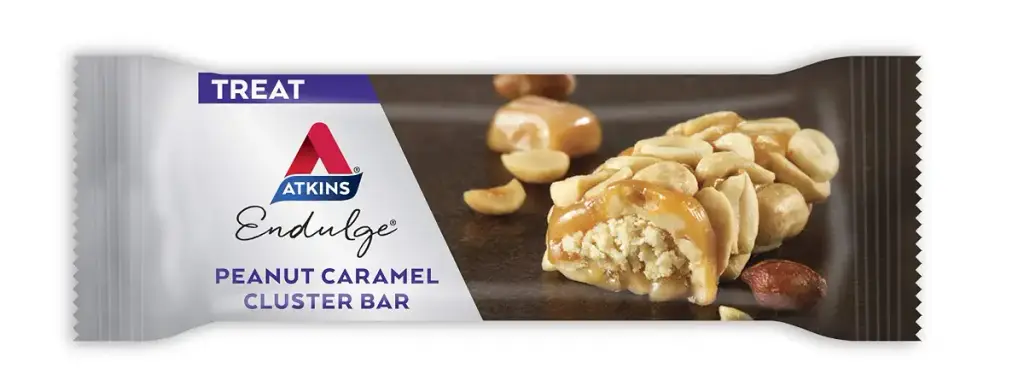 Atkins Endulge Bar Peanut Caramel Cluster -- 1.2oz 5 Bars — 1.2 oz