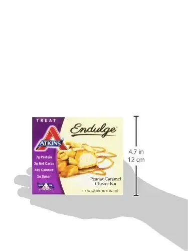 Atkins Endulge Bar Peanut Caramel Cluster -- 1.2oz 5 Bars — Caramel
