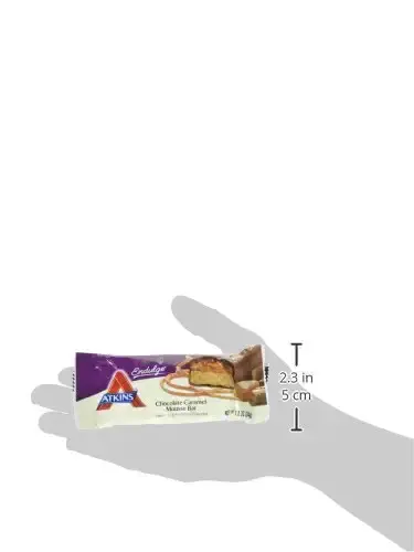 Atkins Endulge Treat Chocolate Caramel Mousse Bar. Rich Chocolate & Fluffy Mousse. — Chocolate