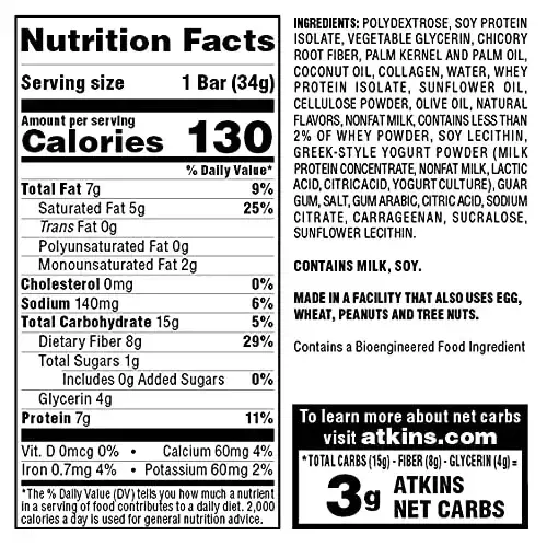 Atkins Endulge Treat Dessert Bar Dulce De Leche Cake 5 Count — Sports Nutrition