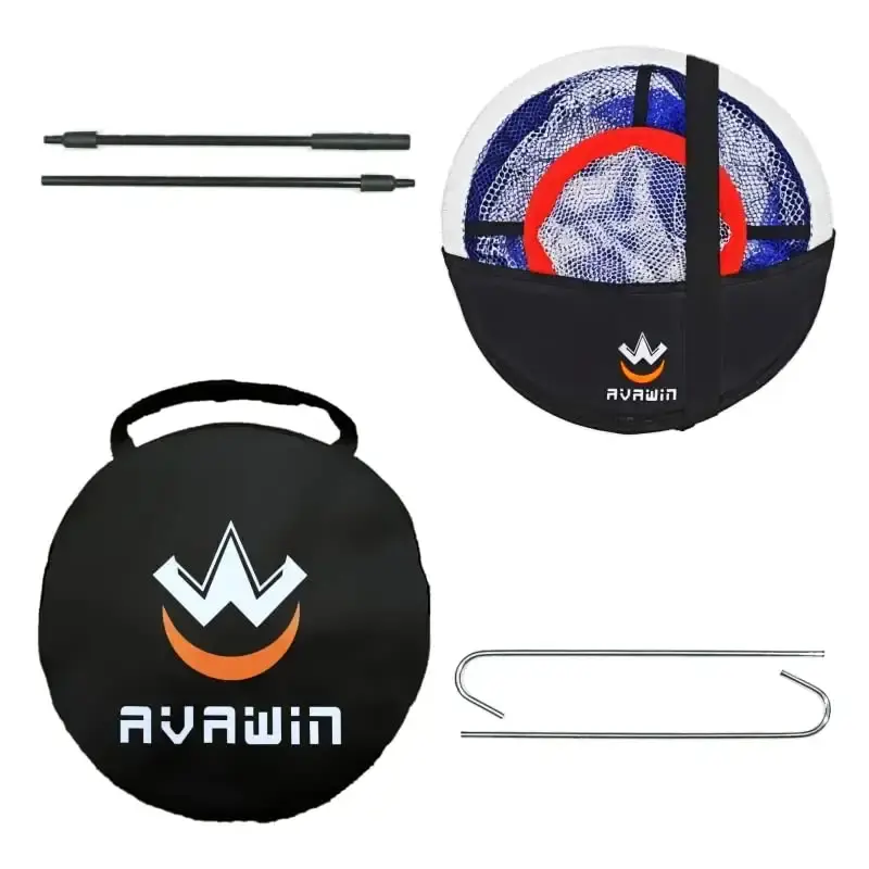 AVAWIN Golf Chipping Net Indoor/Outdoor Golf Practice Net Foldable Easy to Carry Swing — AVAWIN