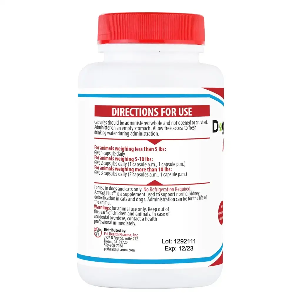 Azovast Plus Kidney Health Supplement for Dogs & Cats - NO Refrigeration Required - Help — Vitamins