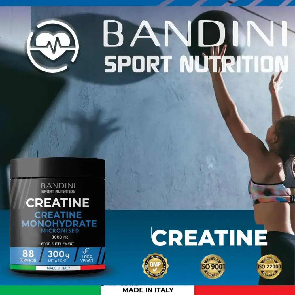 Bandini Creatine Monohydrate Powder Pure | 300g (88 x 3g Servings) Micronised for Easy — Powder