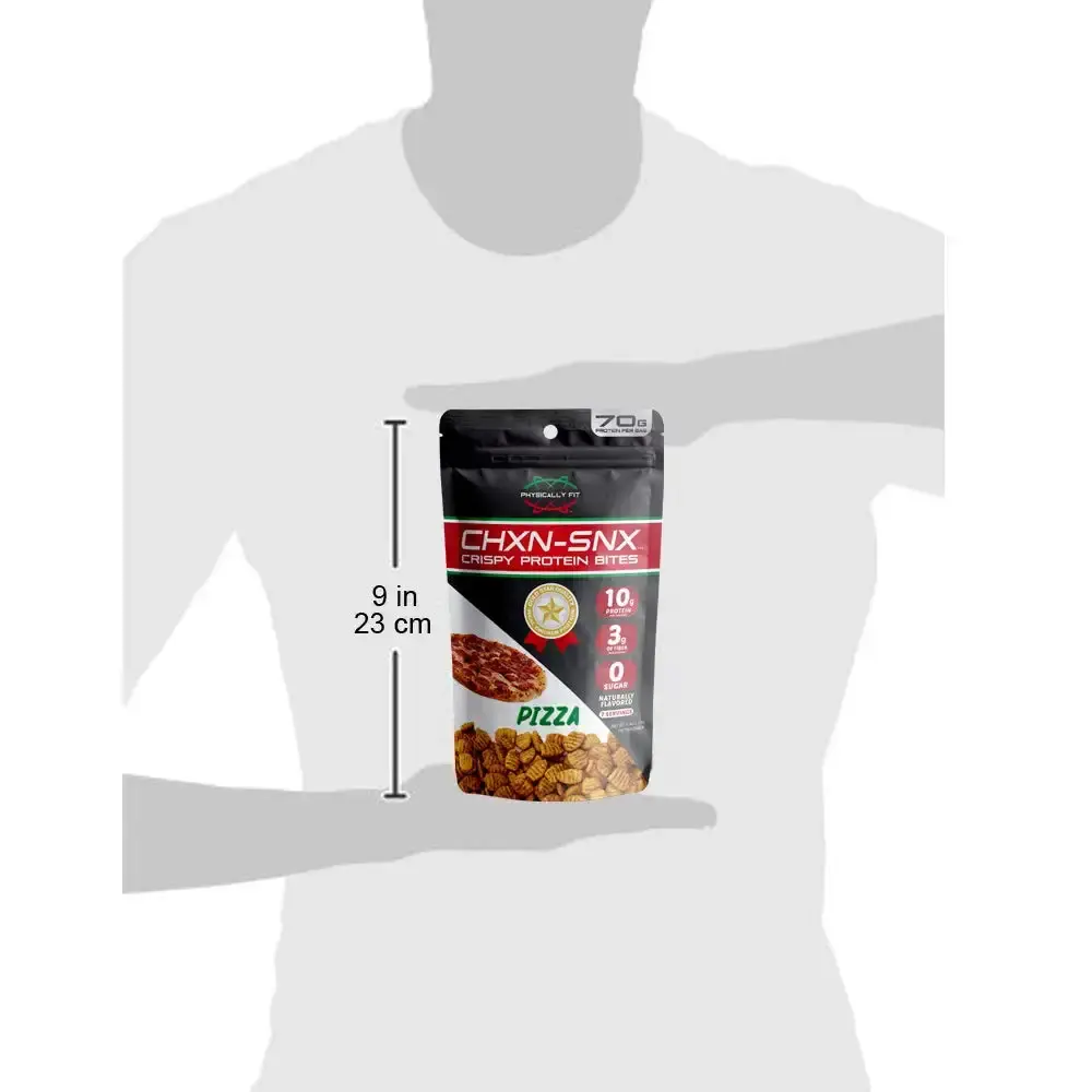 Barn Dad Nutrition, Crispy Protein Bites Pizza Flavor 7 Servings 70 Grams of Protein Per — 70 g