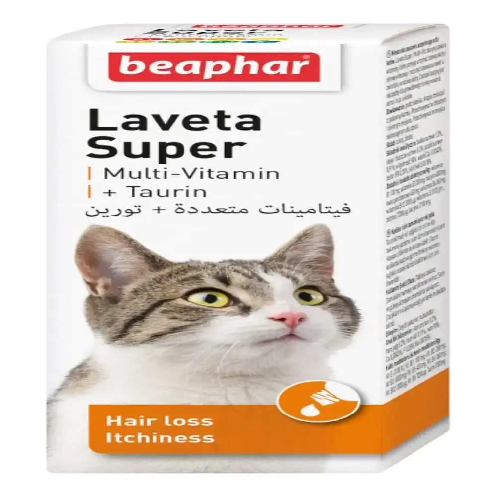 Beaphar Laveta Super Cat 50ML - preparation to improve hair condition in cats