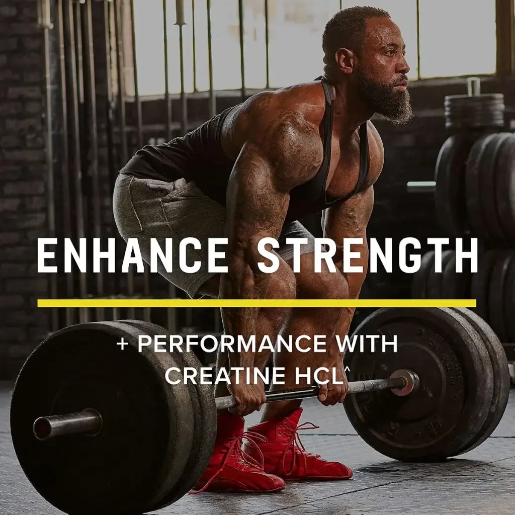 BEYOND RAW Science-Backed Creatine HCl Powder Lab Grade for Muscle Strength and Growth — Sports Nutrition
