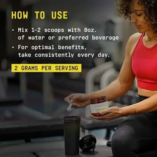 BEYOND RAW Science-Backed Creatine HCl Powder Lab Grade for Muscle Strength and Growth — Powder