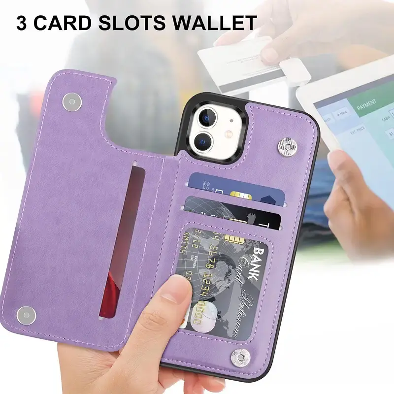 Bizzib for iPhone 11 Case Leather Wallet with Card Holder Flip Cover Kickstand Card Slots — Oral Care