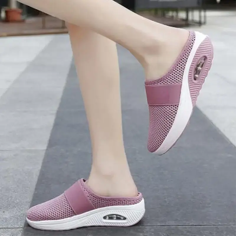 Bonseor Air Cushion Slip-On Walking Shoes Orthopedic Diabetic Walking Shoes Breathable — Bonseor