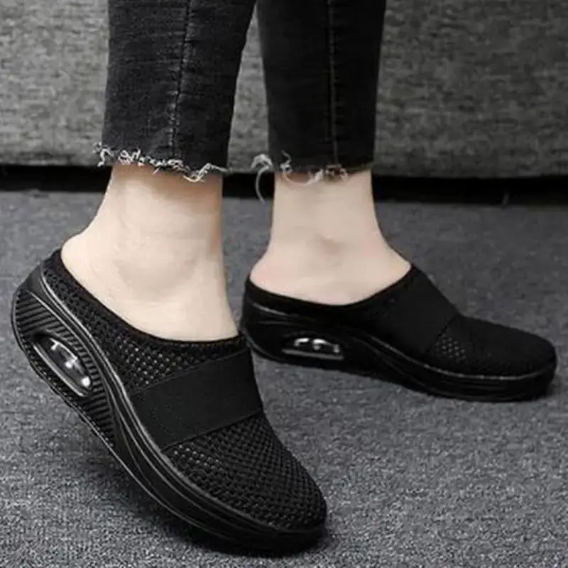 Bonseor Air Cushion Slip-On Walking Shoes Orthopedic Diabetic Walking Shoes Breathable — Bonseor