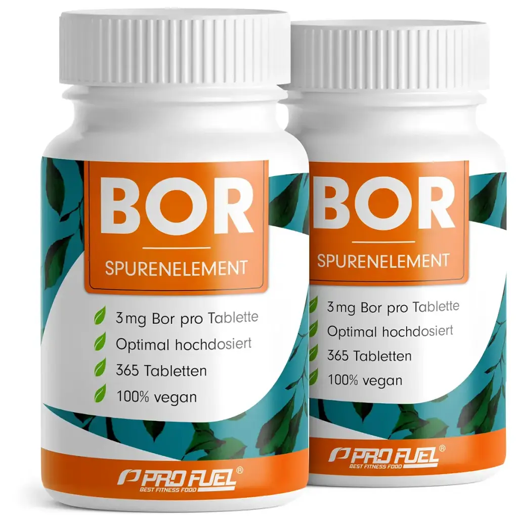 BOR tablets 2x365 with 3 mg boron made of high -quality borax (sodium borate) - optimally highly dose - free of undesirable