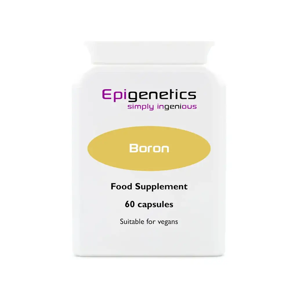 Boron 1mg | 1000mcg | Boron Supplement (Sodium Borate) | 60 Vegan Friendly Capsules UK Made | 1 Capsule Daily (2 Month Supply)