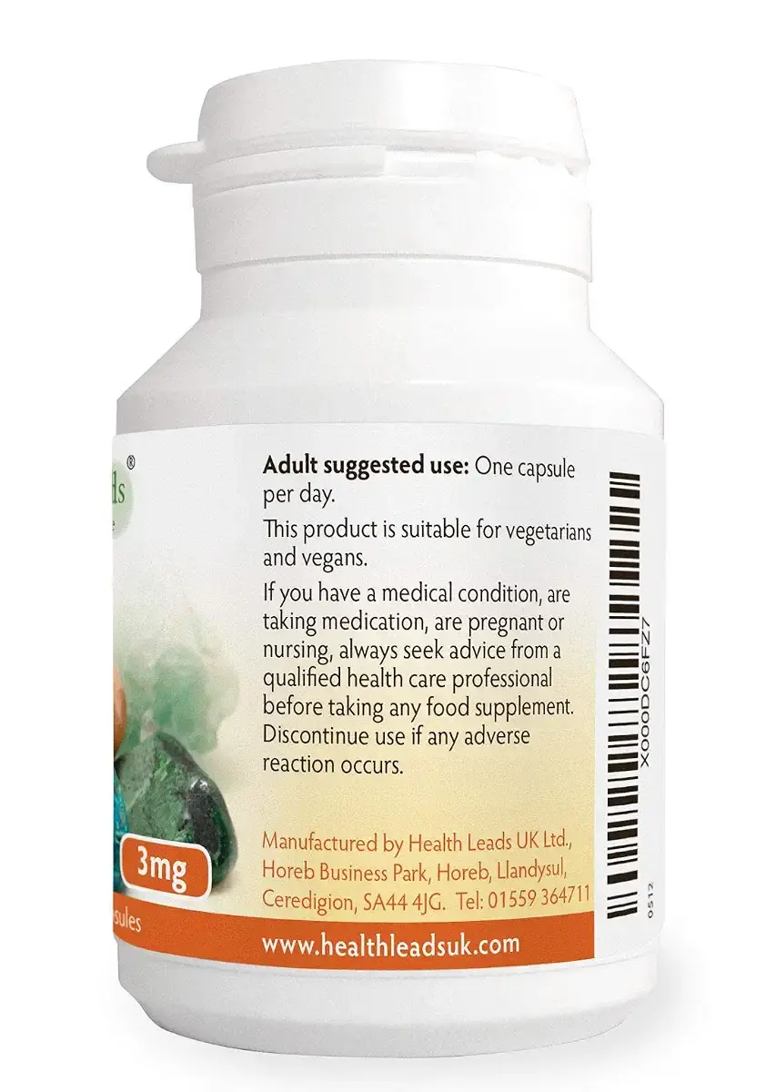 Boron Plus 3mg x 90 Capsules (No Magnesium Stearate) — 3 mg