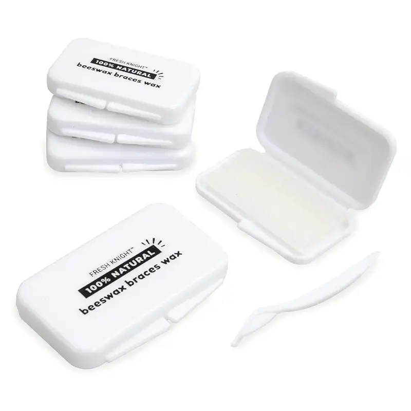 Braces Wax Natural Braces Wax made from Beeswax Dental Wax for Braces & Aligners Food Grade Ortho Wax Fresh Knight (Natural Wax) White Beeswax