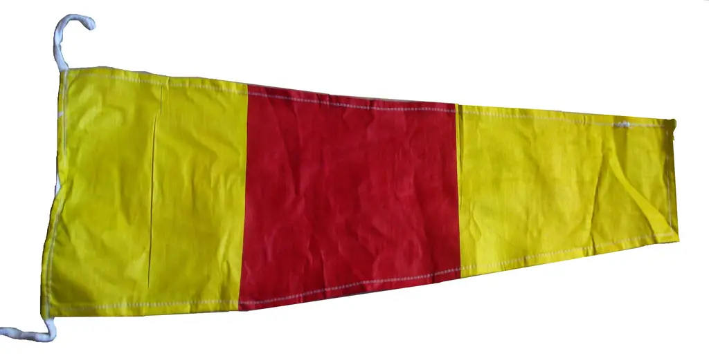 Brass Blessing Nautical Signal Flag - 100% Cotton Maritime/Marine/Boat/Yacht/Beach Party - Marine Code: